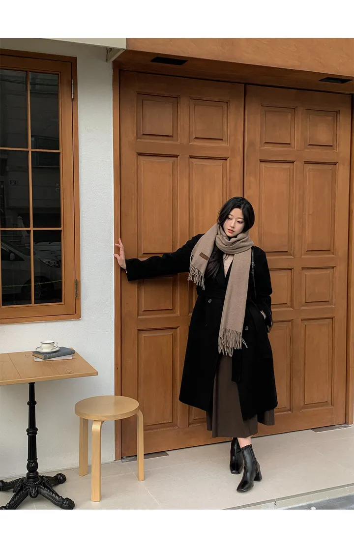 [자체제작/1만장돌파!/S-L] 브랜던 프리미엄 더블 울 핸드메이드 롱 코트 상세 이미지 164