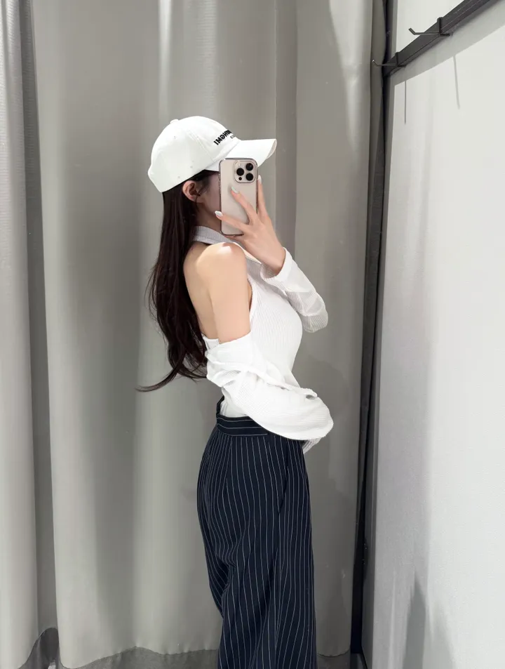 [국내고퀄] 글로우 홀터 나시 가디건 ( 3color ) 상세 이미지 19