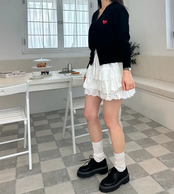 하트 가디건 브이넥 데일리 빠른출고 4color 상세 이미지 31