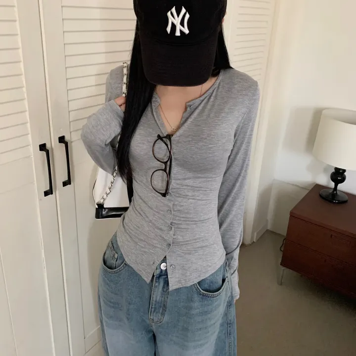[몸매보정✨] 슬림 메이드 셔츠 봄 여름 데일리 가디건 상세 이미지 26