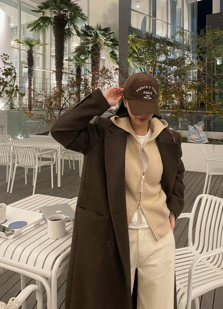 나인  프리미엄 울 맥시 코트 2color. 상세 이미지 43