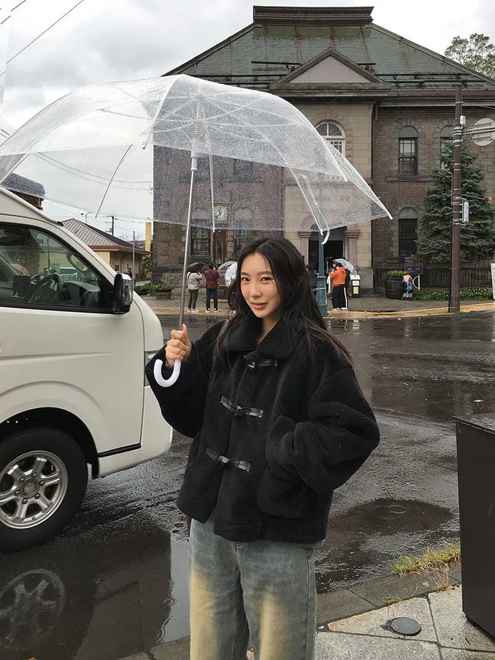 [왕따뜻🤎몽글몽글 *떡볶이코트* 양털 떡볶이자켓 겨울자켓 연말룩] 몽실양털떡볶이코트 상세 이미지 52