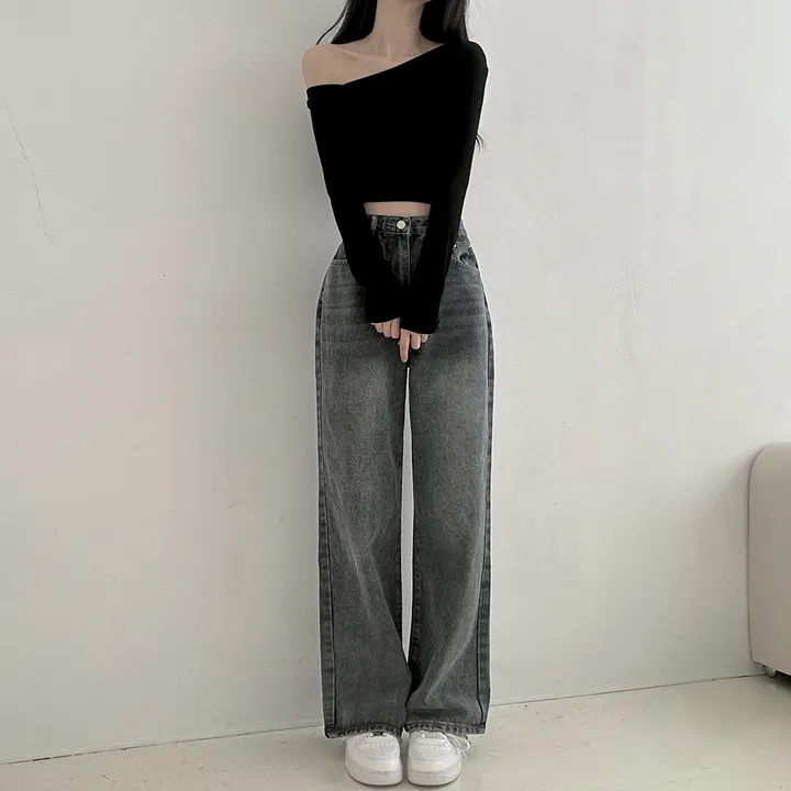 [3단기장/S-2XL/인생데님👖] 로킷 데님 와이드핏 롱 워싱 데님 팬츠 6colors 상세 이미지 17