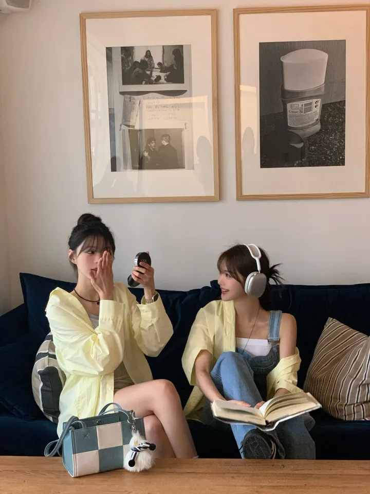[4천장판매][MADE/핏보장인생셔츠] 에디 프렌치 코튼 오버핏 셔츠 남방 남녀공용 보이핏 레이어드 봄옷 봄신상 봄코디 봄상의 봄셔츠- 7color (KD1457,KD1910) 상세 이미지 94