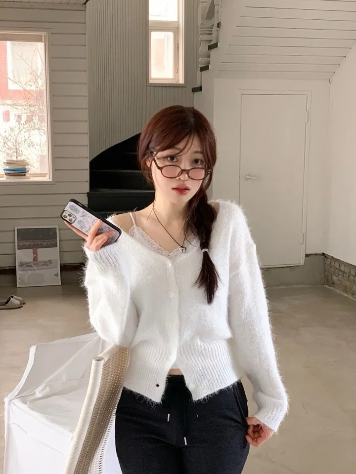 [캡내장O/스판좋아요/부드러워요]메이디 레이스 레이어드 슬림핏 슬리브리스 골지 캡나시 3color 상세 이미지 30