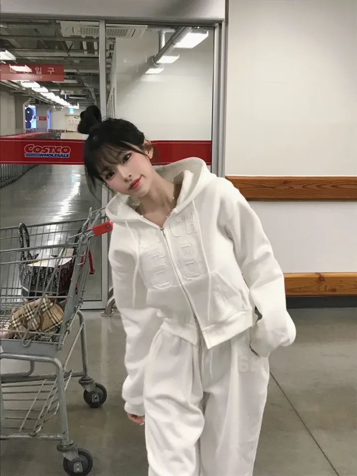 [기모/봄까지쭉] 유어 기모 트레이닝 후드 집업 상세 이미지 10