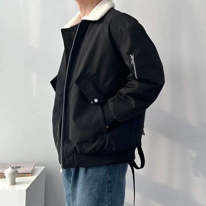 [당일발송!!/주문폭주] 핏보장 숏패딩 오버핏 무스탕 아우터 잠바 패딩 점퍼 퀼팅안감양털항공점퍼 상세 이미지 17