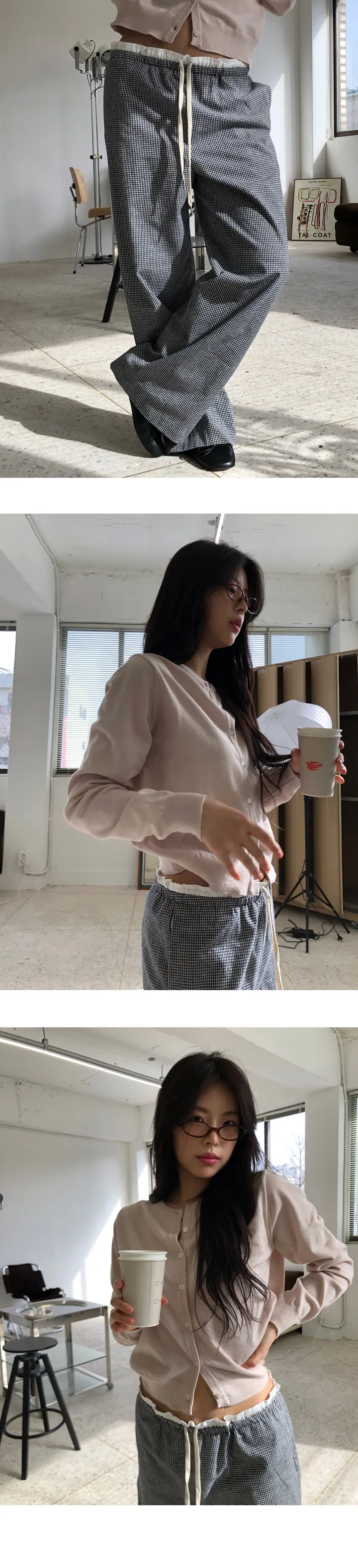 더블단 라운드 가디건(6cols) 상세 이미지 17