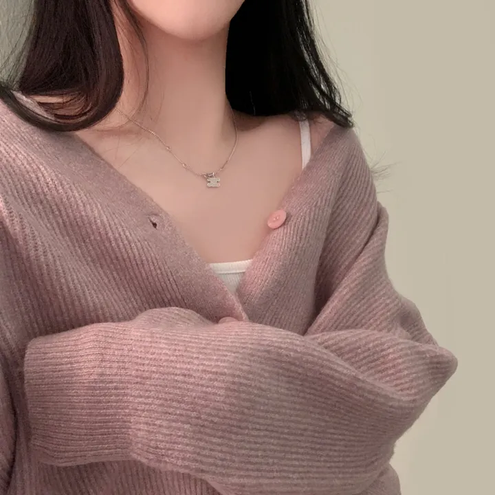 [인생가디건🤍]극여리 루즈핏 울 브이넥 니트 가디건 - 8color 상세 이미지 74