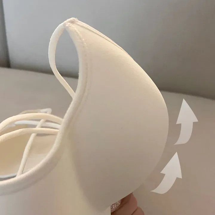 [ 유사상품주의❤️‍🔥] 인생 3d 홀터넥 볼륨 브라렛 노와이어브라 브라 브래지어 속옷 옆볼륨  심리스브라 상세 이미지 26