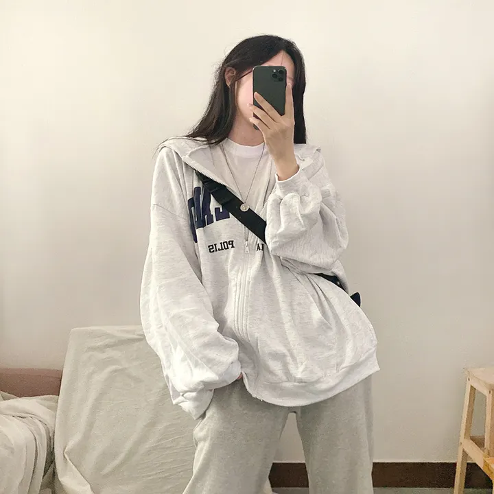 간절기*[넉넉/박시핏] 메리가을 박시 후드집업 4color 상세 이미지 10