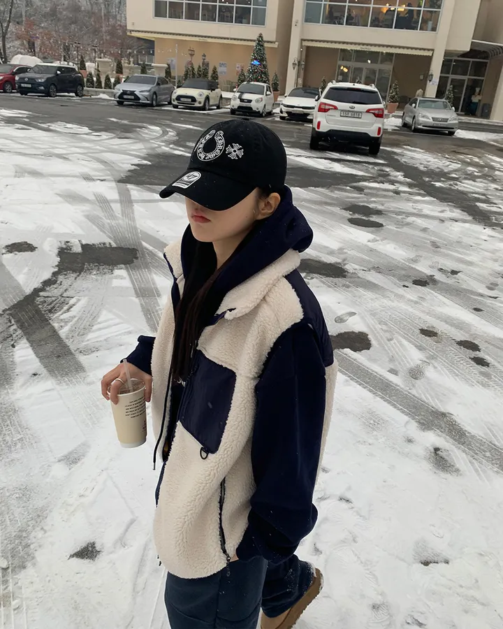 [restock] 마운틴 배색 덤블 베스트 상세 이미지 3
