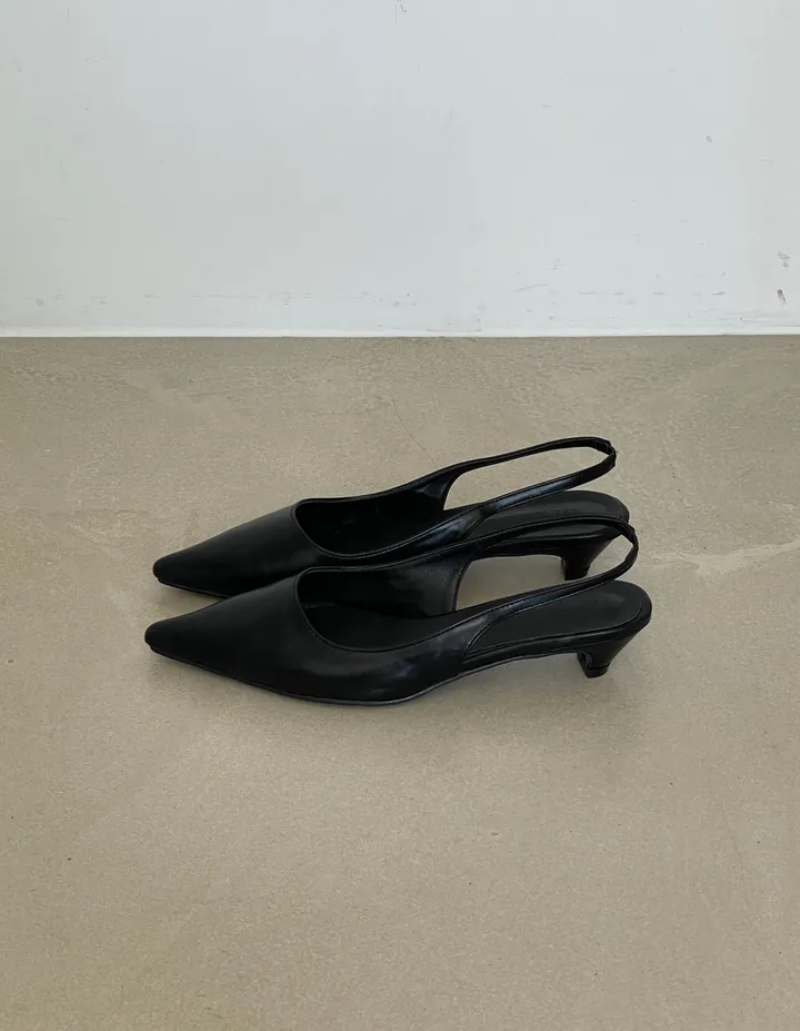 (MD소장추천)스틸레토 슬링백 로우 힐(3cm)(4colors) 상세 이미지 16