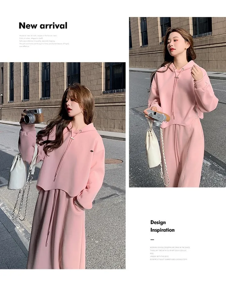 ❣️러블리❣️ 상하의 세트 후드티 치마 간절기 여리여리 귀염핏 여신핏 봄 가을 코디세트 트레이닝세트 트레이닝복 상세 이미지 11