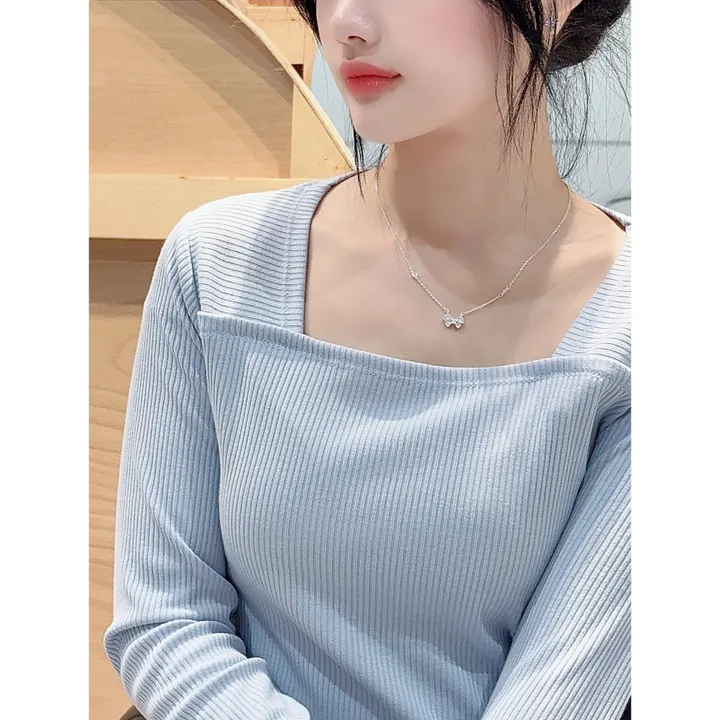 [925실버] 러블리 발레코어 무드 큐빅 리본 목걸이 상세 이미지 8