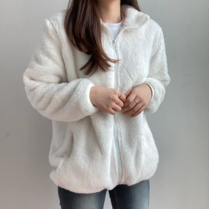 [L,XL~당일출고*/2개구매할인!] 양털 도톰 부드러운 후리스 집업 따뜻한 플리스 집업 (6color) 상세 이미지 5