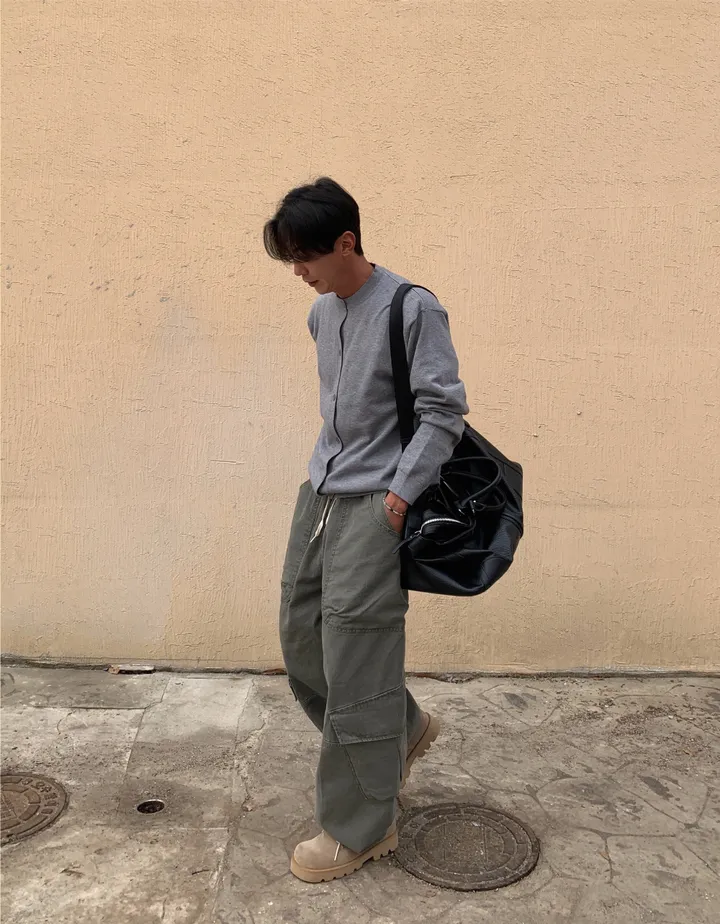 [활용도up!] (UNISEX) 소프트 에센셜 라운드 가디건 상세 이미지 32