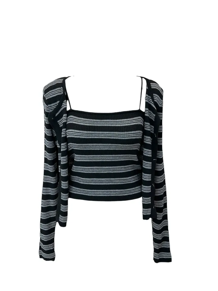 Pico sand sprite sleeveless cardigan set 피코 샌드 스트라이프 나시 가디건 세트 상세 이미지 10