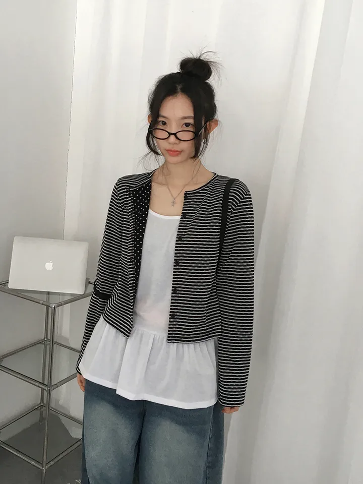 (3일)최저가❣️[레이어드잇템🖤갓성비!/국내제작! 프릴 캉캉 레이어드나시 롱 이너나시 발레코어]  큐트프릴레이어드롱나시 상세 이미지 7