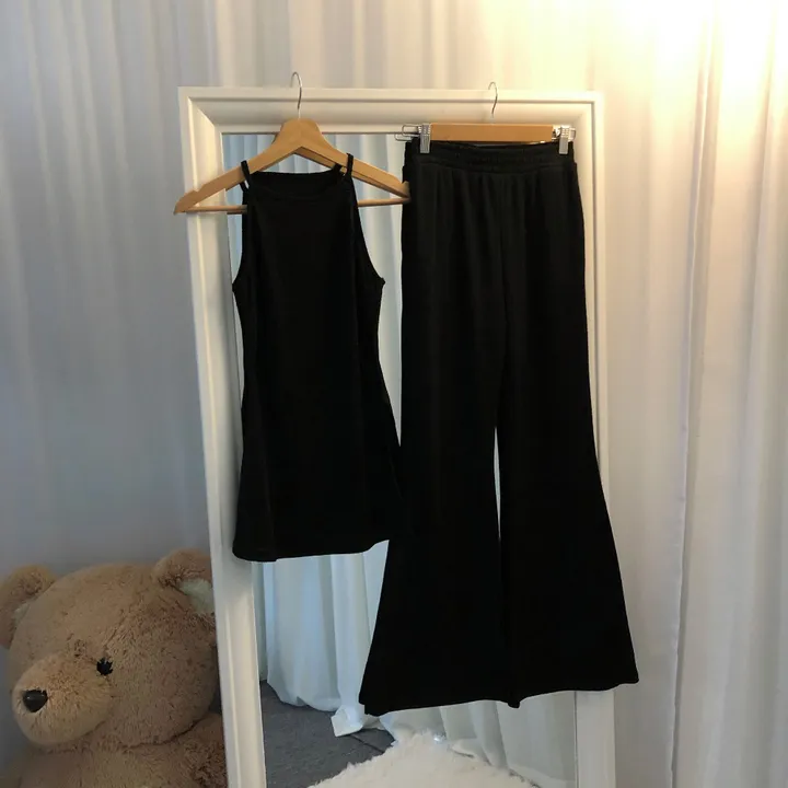 [휴가❤︎데일리룩/여리여리핏]트임 홀터넥 set 상세 이미지 38