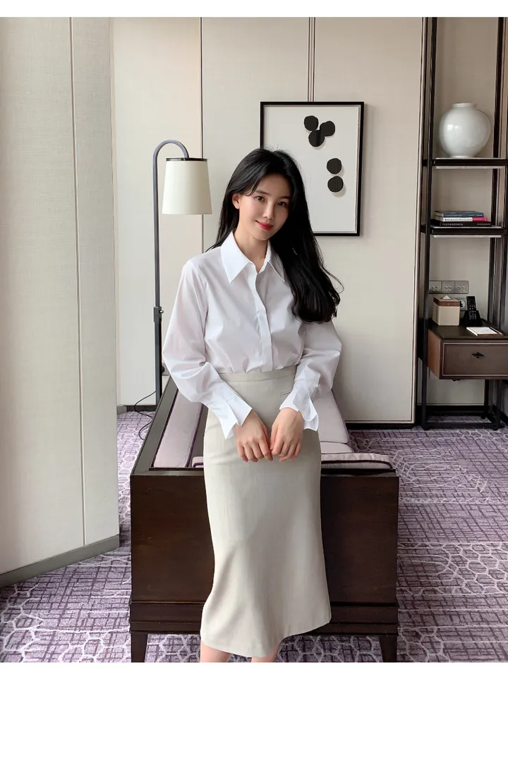 [4천장돌파][자체제작] 죠니 카라 핀턱 셔츠 상세 이미지 43