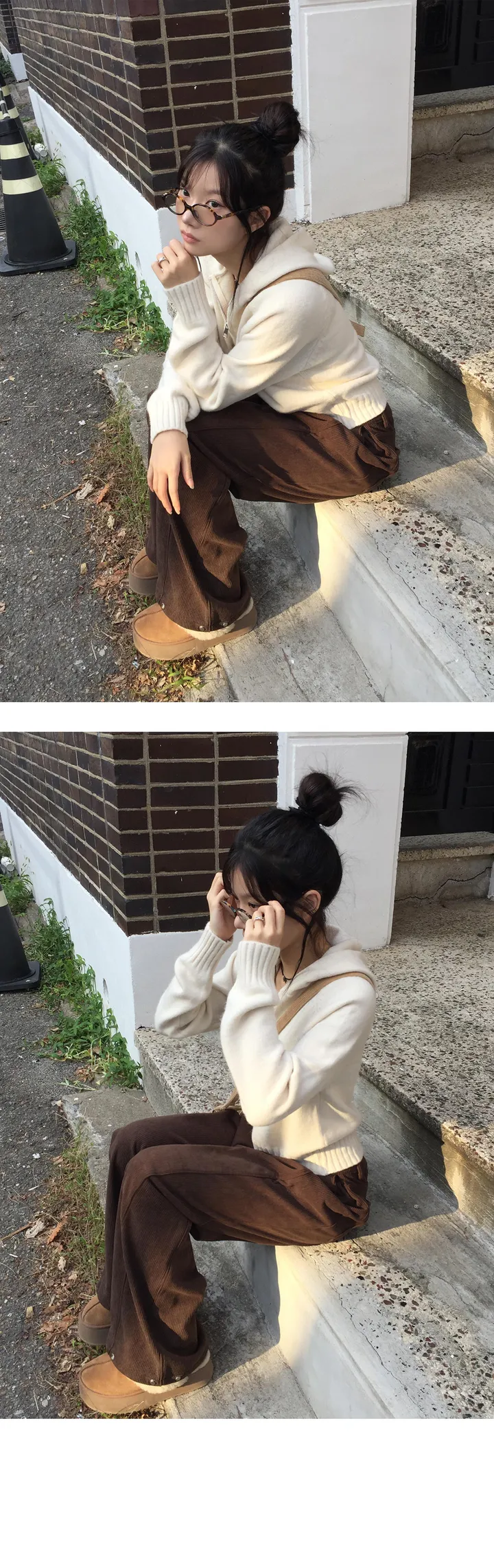 [데일리] 버기 니트 후드 집업 - 6color 상세 이미지 6