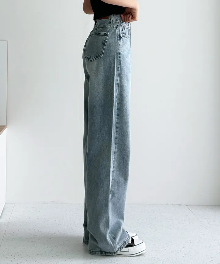[3단기장/~2XL/6color/핫아이템]노수선와이드기획데님팬츠 상세 이미지 50