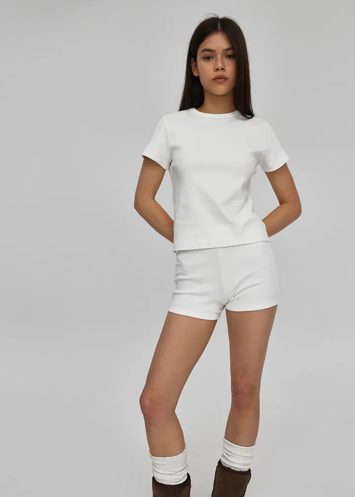 [1만장판매] [B-BASIC] 스탠다드 라운드 반팔티 (2SIZE) [데일리 기본티 무지 기본 상의 반소매 자체제작] 상세 이미지 16