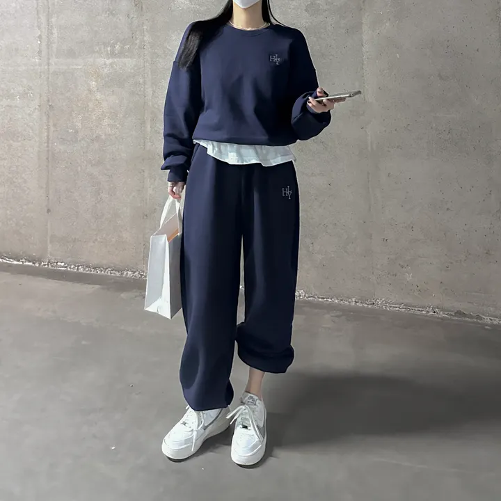 [8color/MADE] 하이퀄리티 웨하스 탄탄 와이드 조거팬츠 봄트레이닝 상세 이미지 205