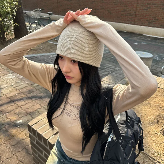 당일발송 핸드메이드 국내제작 Y2K키치 UNISEX 레터 사계절 숏 비니 상세 이미지 28