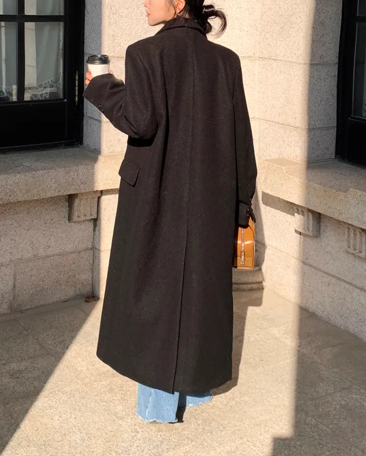 *브랜드퀄[기획/내수] 루비 더블 울 롱코트-2col 상세 이미지 31