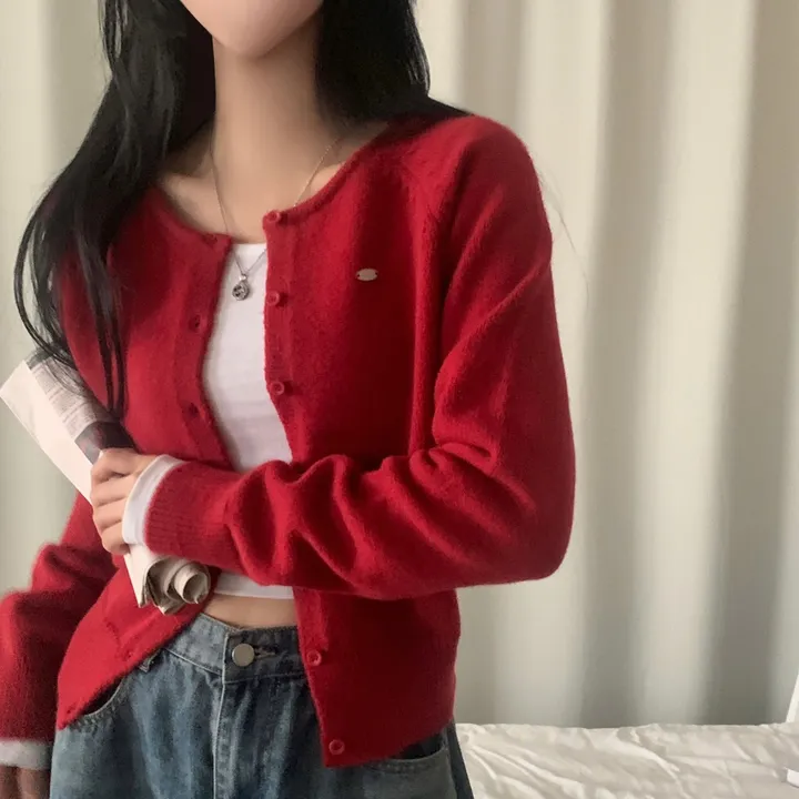 [후기보장🤍/Wool] 에버닌 펜던트 니트 가디건 - 7color 상세 이미지 14