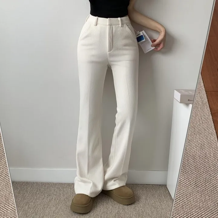 *코듀로이* ~2XL [기장선택/융기모] 도톰 스판 골덴 히든밴딩 하이웨스트 슬림부츠컷 슬랙스 고퀄 몸매보정 키작녀 키큰녀 빅사이즈 상세 이미지 27