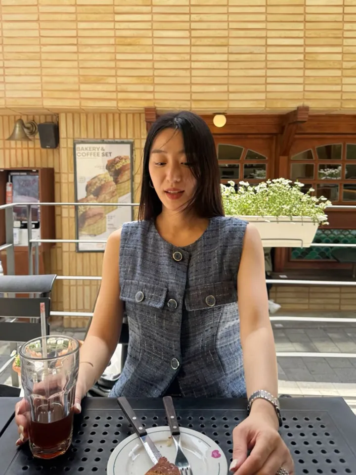 (고퀄)[셋업가능/트위드셋업]키큰녀 트위드팬츠 베스트 하객룩 (2COLOR) 상세 이미지 17