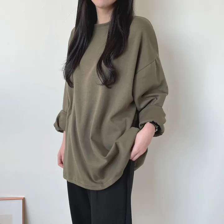 [남녀공용/20color] 빅사이즈 박스티 오버핏 레이어드티 무지티 상세 이미지 16