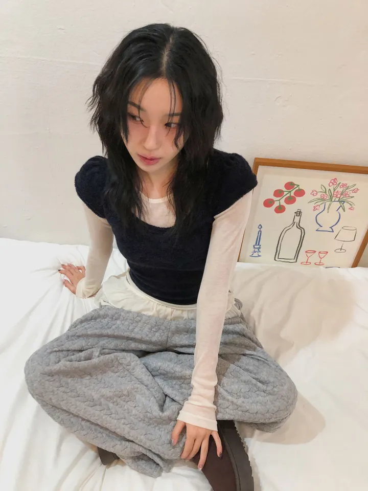 콘차 레이어드 시스루 티셔츠 상세 이미지 43