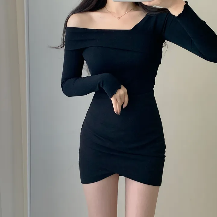 (여리글램핏ღ) 스윗 사선 오프숄더 긴팔 티셔츠 5color (S/S) 상세 이미지 14