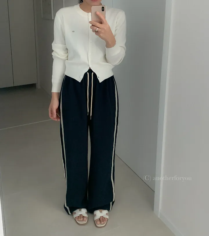 미니 심볼 펜던트 라운드 숏 가디건 4col : 어나더포유 상세 이미지 40