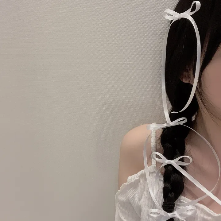당일🎀/+색상추가/최저가 [자체제작/2,4,6p] 새틴 롱리본핀 7color / 헤어핀 머리핀 집게핀 리본 발레코어 공주 체육대회 워터밤 뉴진스 제니 우정 커플 포인트 z005 상세 이미지 31