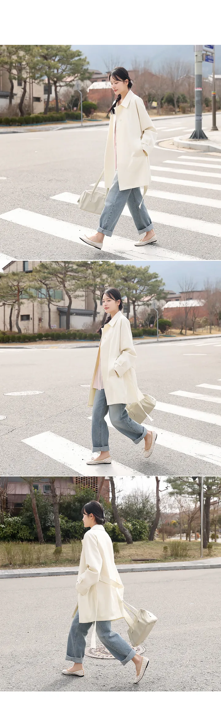 [간절기필수!베이직한♥]밀스래글런하프트렌치CT 상세 이미지 16