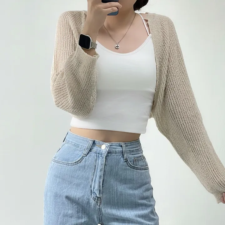 [여리핏/지금부터 쭉~] 엘르 볼레로 가디건 크롭가디건 여름가디건 상세 이미지 43