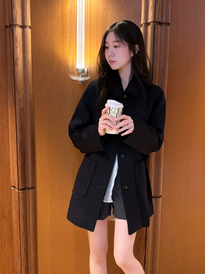 얼리버드 세일!![3COLOR/알파카8 모헤어12] 버터 모헤어 하프 핸드메이드코트 상세 이미지 28