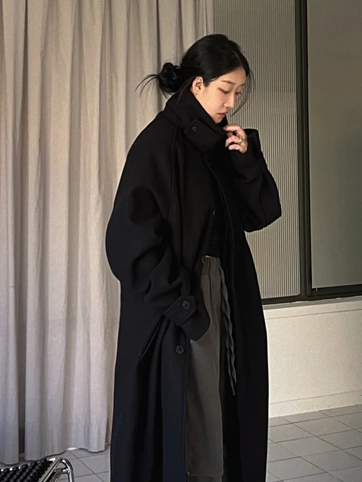 2온스안감[국내제작/고퀄리티] 스테디 클래식 발마칸 롱 싱글 코트 (3color) 상세 이미지 22