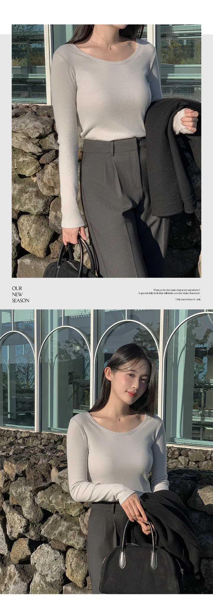 [자체제작/3천장돌파/S-L]프롬드 소프트 울 히든단작 핸드메이드 숏 코트 상세 이미지 152