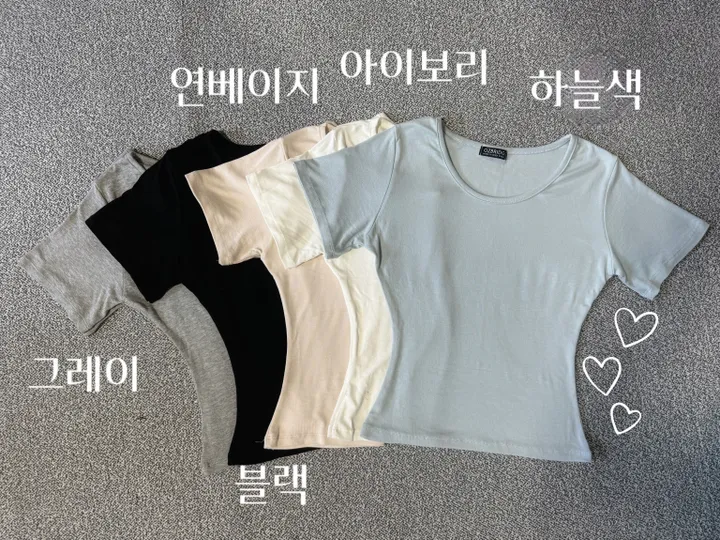 주문폭주*5color팔뚝삭제허리잘록U넥반팔티 원단보장 반팔 반소매 유넥 팔뚝 허리 강조 글램 섹시 셔링 콜라병 모래시계 꾸꾸 꾸안꾸 불금 말라핏 여리여리 팔뚝커버 팔뚝소멸 상세 이미지 17