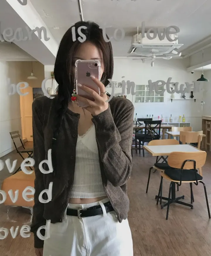 [주문폭주💭/캐시미어 혼방🍂] 라운드넥 가디건 - 10color 상세 이미지 17