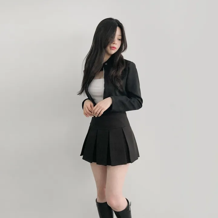 [부드러움/핏넘예] 봄자켓으로 추천! 차이나카라 크롭핏 슬림 스웨이드 자켓 상세 이미지 58