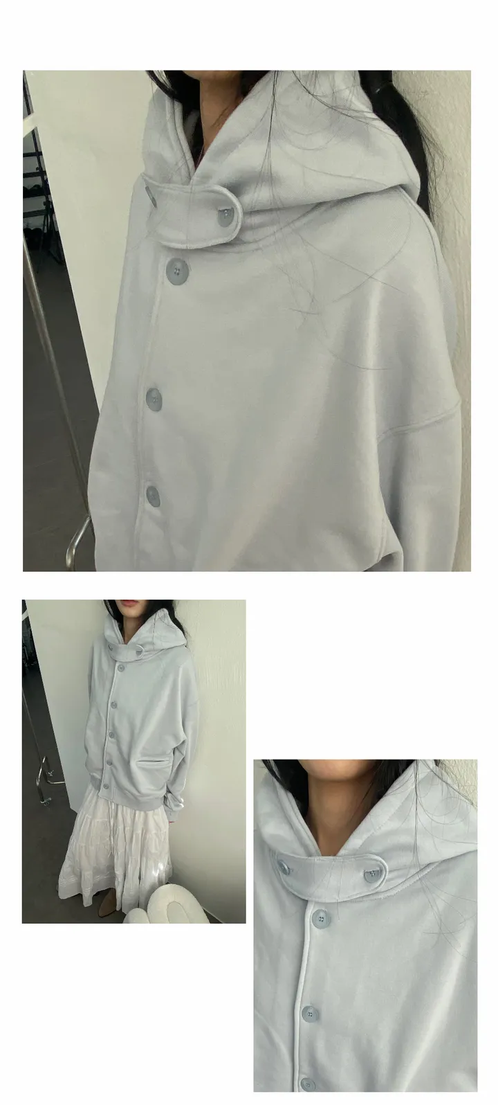 재고파격sale(브랜드쭈리🍑일자포켓) 포에버 비조 후드집업 4color 상세 이미지 4