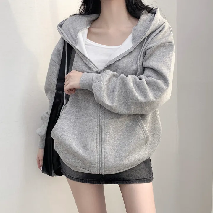 [일반&기모]🚛당일출고🚚활용도 높은 교복템 루즈핏 벨리후드 집업 - 3color 상세 이미지 18