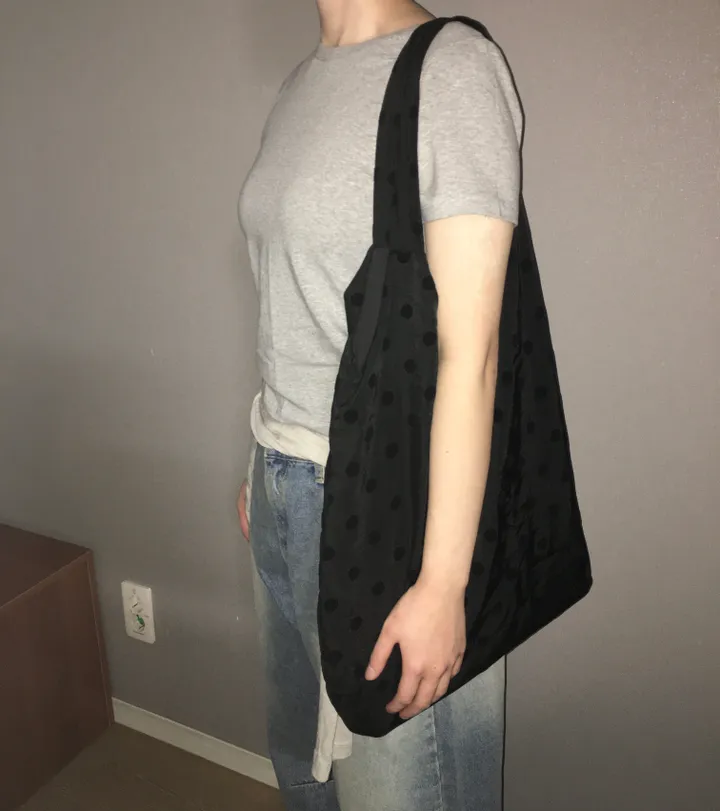 도트 땡땡이 보부상 숄더백 상세 이미지 6